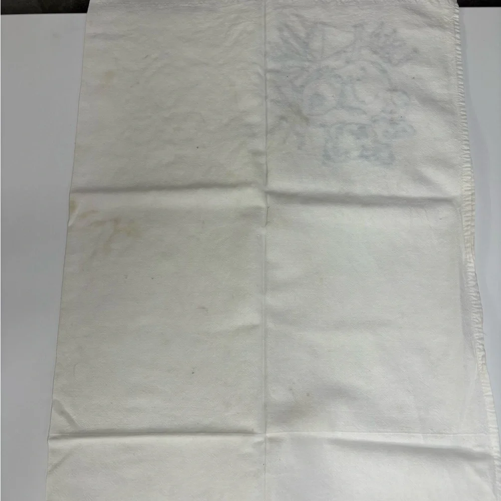 Embroidered Koala Cotton Hand Towels - White with Green & Blue Accents